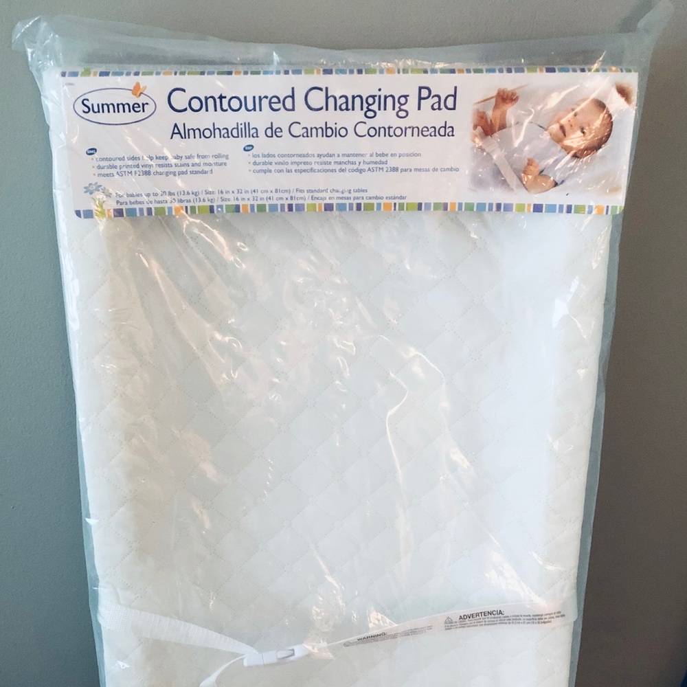 2 Changing Pads with 1 Soft Pink Cover